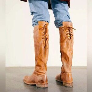 NWT bed stu x free people tall manchester boots in tan rustic size 7.5
